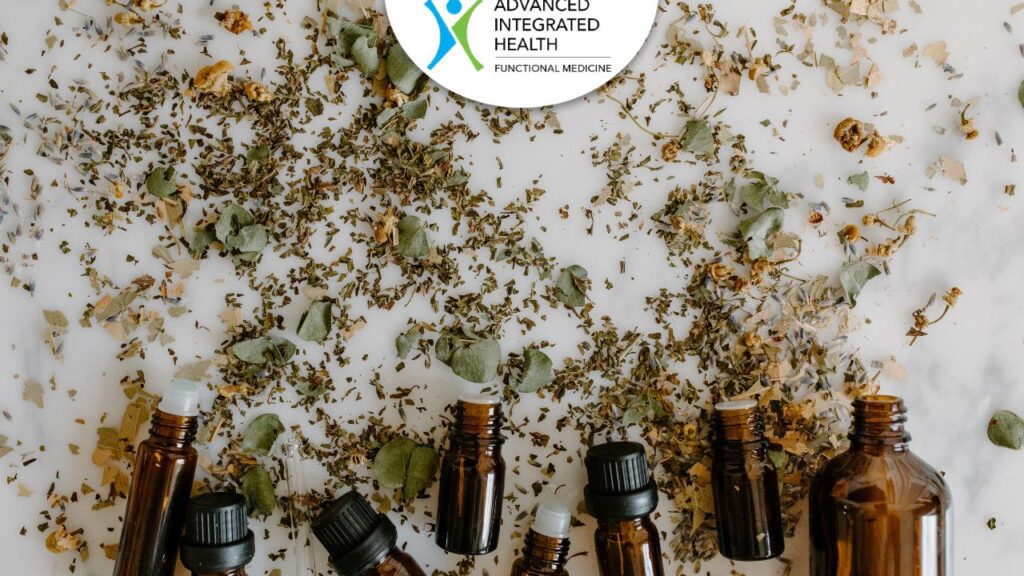 Natural herbs and essential oils for mold toxicity treatment at Advanced Integrated Health